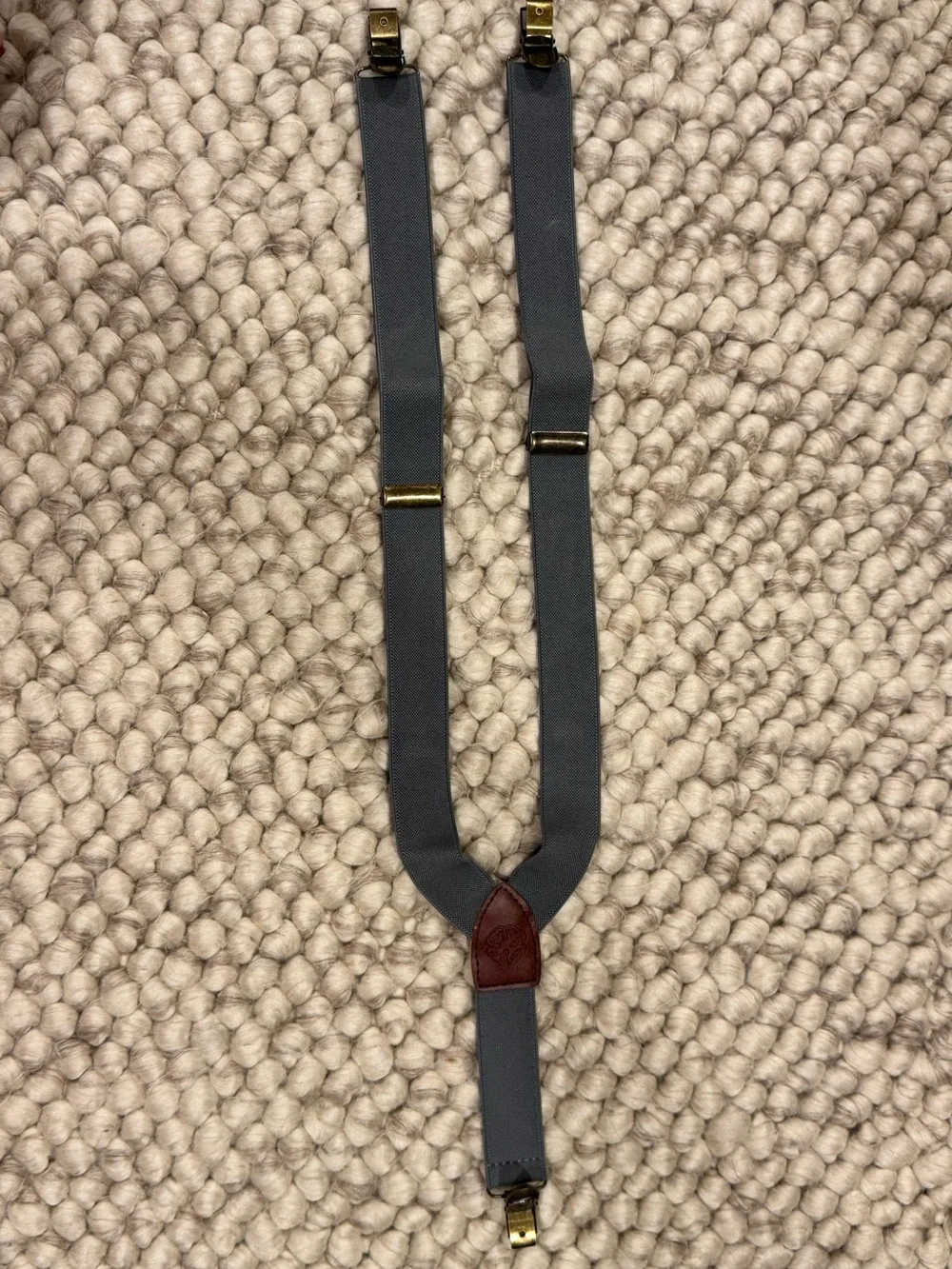 Boys Osh Kosh B’gosh Gray Suspenders